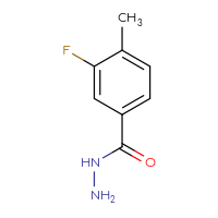 Chemical structure of 3-fluoro-4-methylbenzohydrazide - CSSB00000215440