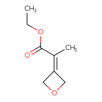 Chemical structure of ethyl 2-(oxetan-3-ylidene)propanoate - CSSB00023958097