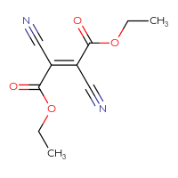 Chemical structure of 1,4-diethyl (2E)-2,3-dicyanobut-2-enedioate - CSSB00020676336