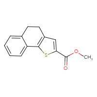 Chemical structure of methyl 4H,5H-naphtho[1,2-b]thiophene-2-carboxylate - CSSB00025734743