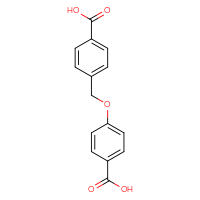 Chemical structure of 4-[(4-carboxyphenoxy)methyl]benzoic acid - CSSB00031898965