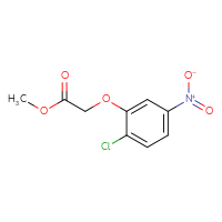 Chemical structure of methyl 2-(2-chloro-5-nitrophenoxy)acetate - CSSB00011965024