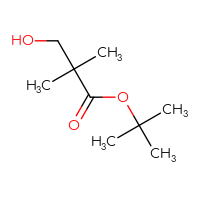 Chemical structure of tert-butyl 3-hydroxy-2,2-dimethylpropanoate - CSSB00010257265