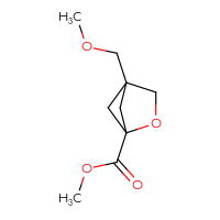Chemical structure of methyl 4-(methoxymethyl)-2-oxabicyclo[2.1.1]hexane-1-carboxylate - CSSB05773952027