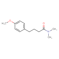 Chemical structure of 4-(4-methoxyphenyl)-N,N-dimethylbutanamide - CSSB01992938435