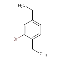 Chemical structure of 2-bromo-1,4-diethylbenzene - CSSB00000723736