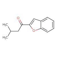 Chemical structure of 1-(1-benzofuran-2-yl)-3-methylbutan-1-one - CSSB00011806809