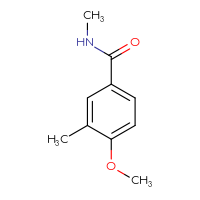 Chemical structure of 4-methoxy-N,3-dimethylbenzamide - CSSB00000027671