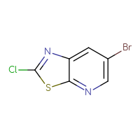 Chemical structure of 6-bromo-2-chloro-[1,3]thiazolo[5,4-b]pyridine - CSSB00010174002