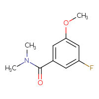 Chemical structure of 3-fluoro-5-methoxy-N,N-dimethylbenzamide - CSSB00036242444