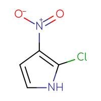 Chemical structure of 2-chloro-3-nitro-1H-pyrrole - CSSB00015199682
