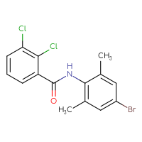 Chemical structure of N-(4-bromo-2,6-dimethylphenyl)-2,3-dichlorobenzamide - CSSB00047701379