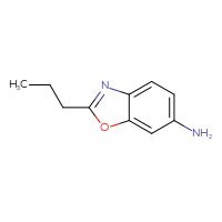 Chemical structure of 2-propyl-1,3-benzoxazol-6-amine - CSSB00011245598