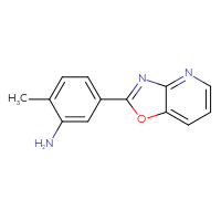 Chemical structure of 2-methyl-5-{[1,3]oxazolo[4,5-b]pyridin-2-yl}aniline - CSSB00000490021