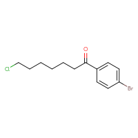 Chemical structure of 1-(4-bromophenyl)-7-chloroheptan-1-one - CSSB00009997394