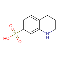 Chemical structure of 1,2,3,4-tetrahydroquinoline-7-sulfonic acid - CSSB00000691842