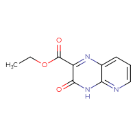 Chemical structure of ethyl 3-oxo-3H,4H-pyrido[2,3-b]pyrazine-2-carboxylate - CSSB00010289664