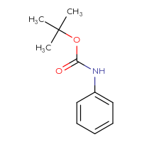 Chemical structure of tert-butyl N-phenylcarbamate - CSSB00000235864
