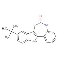 Chemical structure of 14-tert-butyl-8,18-diazatetracyclo[9.7.0.0²,⁷.0¹²,¹⁷]octadeca-1(11),2,4,6,12,14,16-heptaen-9-one - CSSB00025716834