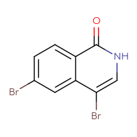 Chemical structure of 4,6-dibromo-1,2-dihydroisoquinolin-1-one - CSSB00010156063