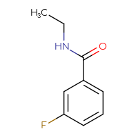 Chemical structure of N-ethyl-3-fluorobenzamide - CSSB00000160200