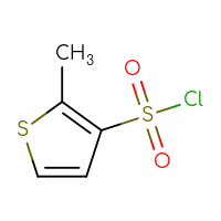 Chemical structure of 2-methylthiophene-3-sulfonyl chloride - CSSB00012020337