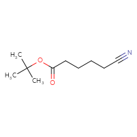 Chemical structure of tert-butyl 5-cyanopentanoate - CSSB06601014766