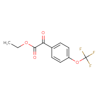 Chemical structure of ethyl 2-oxo-2-[4-(trifluoromethoxy)phenyl]acetate - CSSB00007899967