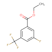 Chemical structure of ethyl 3-fluoro-5-(trifluoromethyl)benzoate - CSSB00010164407