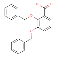 Chemical structure of 2,3-bis(benzyloxy)benzoic acid - CSSB00010998172