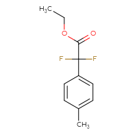 Chemical structure of ethyl 2,2-difluoro-2-(4-methylphenyl)acetate - CSSB00011667258