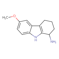 Chemical structure of 6-methoxy-2,3,4,9-tetrahydro-1H-carbazol-1-amine - CSSB00000721869