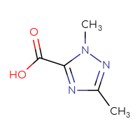 Chemical structure of dimethyl-1H-1,2,4-triazole-5-carboxylic acid - CSSB00010980110