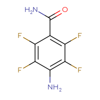 Chemical structure of 4-amino-2,3,5,6-tetrafluorobenzamide - CSSB00000039681