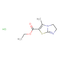 Chemical structure of ethyl 3-methyl-5H,6H-imidazo[2,1-b][1,3]thiazole-2-carboxylate hydrochloride - CSSB00015303416