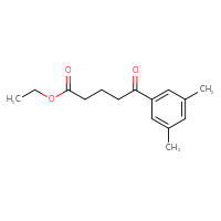 Chemical structure of ethyl 5-(3,5-dimethylphenyl)-5-oxopentanoate - CSSB00020572197