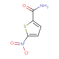 Chemical structure of 5-nitrothiophene-2-carboxamide - CSSB00000162129