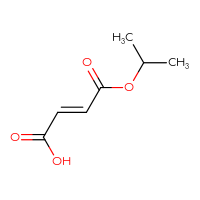 Chemical structure of (2E)-4-oxo-4-(propan-2-yloxy)but-2-enoic acid - CSSB00016297642