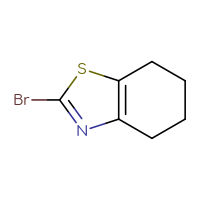 Chemical structure of 2-bromo-4,5,6,7-tetrahydro-1,3-benzothiazole - CSSB00012351947