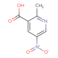 Chemical structure of 2-methyl-5-nitropyridine-3-carboxylic acid - CSSB00000704222