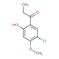 Chemical structure of 1-(5-chloro-2-hydroxy-4-methoxyphenyl)propan-1-one - CSSB00135391333