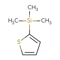 Chemical structure of trimethyl(thiophen-2-yl)silane - CSSB00011214947