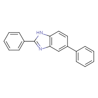 Chemical structure of 2,5-diphenyl-1H-1,3-benzodiazole - CSSB14482956461