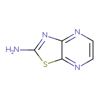 Chemical structure of [1,3]thiazolo[4,5-b]pyrazin-2-amine - CSSB00012180058