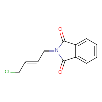 Chemical structure of 2-[(2E)-4-chlorobut-2-en-1-yl]-2,3-dihydro-1H-isoindole-1,3-dione - CSSB00016285901