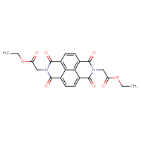Chemical structure of ethyl 2-[13-(2-ethoxy-2-oxoethyl)-5,7,12,14-tetraoxo-6,13-diazatetracyclo[6.6.2.0⁴,¹⁶.0¹¹,¹⁵]hexadeca-1,3,8(16),9,11(15)-pentaen-6-yl]acetate - CSSB00161154178