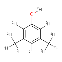 Chemical structure of 1,3-di(²H₃)methyl-5-[(²H)oxy](²H₃)benzene - CSSB00160812905