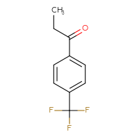 Chemical structure of 1-[4-(trifluoromethyl)phenyl]propan-1-one - CSSB00011217939