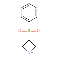 Chemical structure of 3-(benzenesulfonyl)azetidine - CSSB00012182754