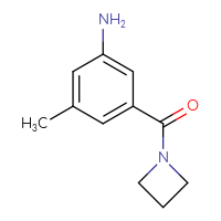 Chemical structure of 3-(azetidine-1-carbonyl)-5-methylaniline - CSSB00014849659